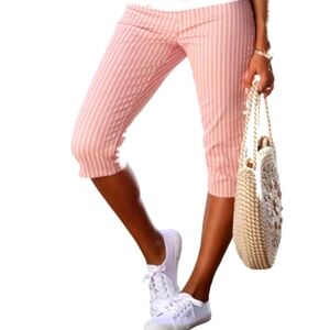 Lascana Pinstripe Capris NWOT